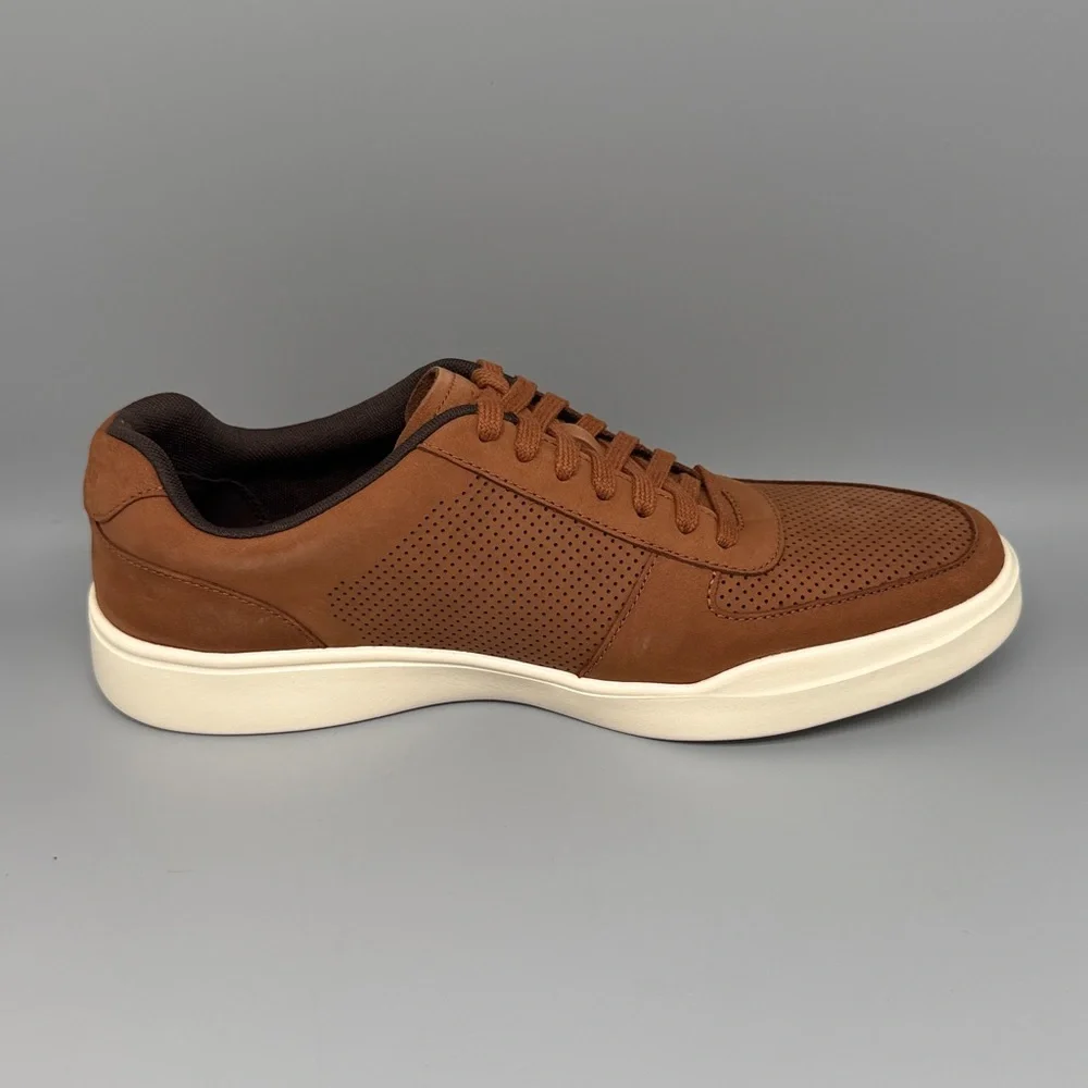 Cole‎ Haan GC Modern Perf Brown Leather Shoess  C33980 Men’s Sz 10W NWT
